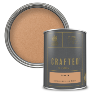 CRAFTED™️ - Žvilgantys Dekoratyviniai Dažai - Copper - Image 2